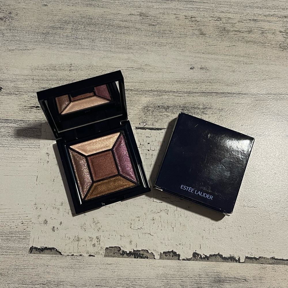 ESTÉE LAUDER SHIMMER BROWN TAN COPPER SPARKLE EYE SHADOW PALLET NEW IN BOX